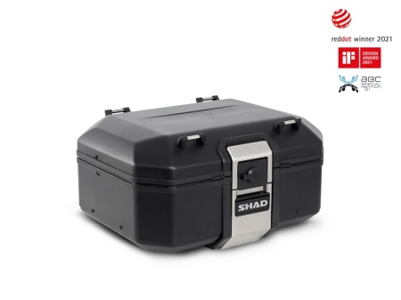 Complete set of aluminum cases SHAD TERRA BLACK, 37L topcase + 36L / 47L side cases, including mounting kit and plate SHAD CF Moto 800MT - Img 6