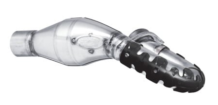 Exhaust head pipe guard POLISPORT ARMADILLO 8483700001 standard Negru - Img 2