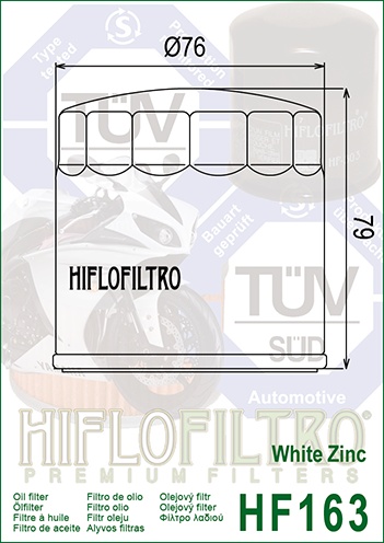 Filtru de ulei HIFLOFILTRO HF163 - Img 2