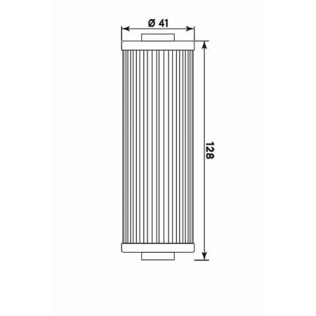Filtru de ulei MIW B9005 (alt. HF161) - Img 2
