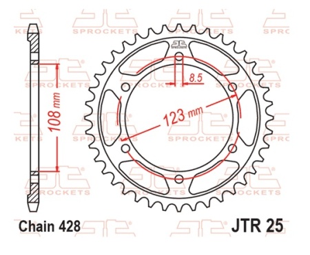 Foaie spate JT JTR 25-58 58T, 428 - Img 3