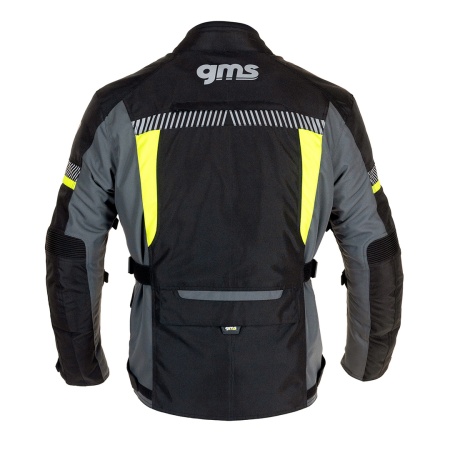 Geaca 3 in 1 touring GMS EVEREST ZG55010 black-anthracite-yellow L - Img 2