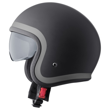 Jet helmet GMS RIDE ZG11702 matt black-grey L - Img 3