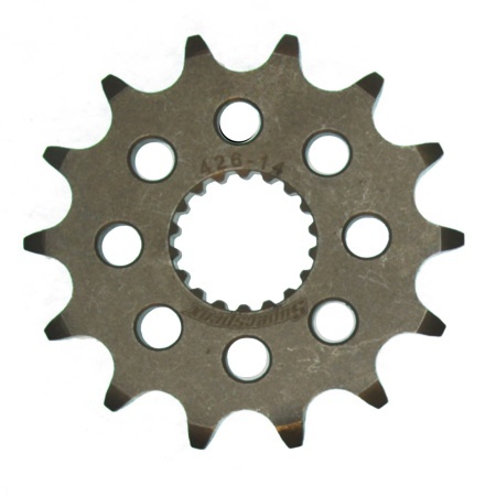 Kit de lant D.I.D Chain - Argintiu lant 428 D, Non-sealed, pinion fata SUPERSPROX, foaie spate SUPERSPROX pentru SUZUKI GN 125 1999 - Img 2