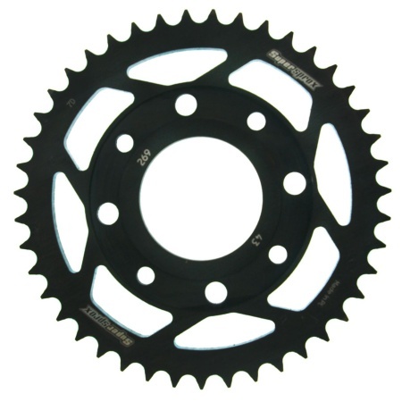 Kit de lant D.I.D Chain - Argintiu lant 428 VX, X-Ring, pinion fata SUPERSPROX, foaie spate SUPERSPROX pentru HONDA CG 125 2002-2005 - Img 4