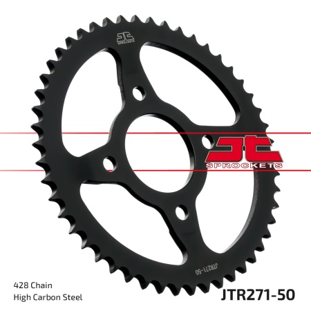 Kit de lant D.I.D Chain - Argintiu lant 428 VX, X-Ring, pinion fata SUPERSPROX, foaie spate JT pentru HONDA CLR 125 Cityfly 1998-2003 - Img 5