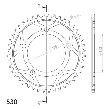 Kit de lant D.I.D Chain - Argintiu lant 530 VX, X-Ring, pinion fata JT cauciucat, foaie spate SUPERSPROX pentru HONDA CBR 1100 XX Super Blackbird 1997-2007 - Img 5