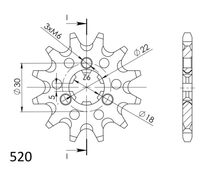 Kit de lant D.I.D Chain - Auriu lant 520 MX, Non-sealed, pinion fata SUPERSPROX, foaie spate SUPERSPROX pentru KAWASAKI KX 125 1994-2002 - Img 3