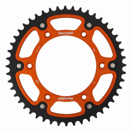 Kit de lant D.I.D Chain - Auriu lant 520 VX, X-Ring, pinion fata JT cauciucat, foaie spate SUPERSPROX STEALTH pentru KTM EXE 125 Enduro 2000-2001 - Img 4