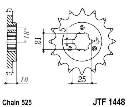 Kit de lant D.I.D Chain - Auriu lant 525 VX, X-Ring, pinion fata JT, foaie spate JT pentru SUZUKI DR 650 SE 1996-2014 - Img 3