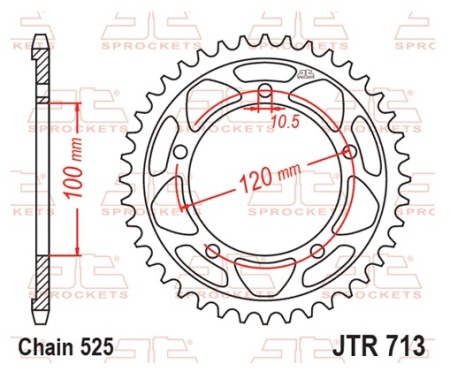 Kit de lant D.I.D Chain - Auriu lant 525 VX, X-Ring, pinion fata JT cauciucat, foaie spate JT pentru APRILIA RSV4 1000 RR 2016-2021 - Img 7