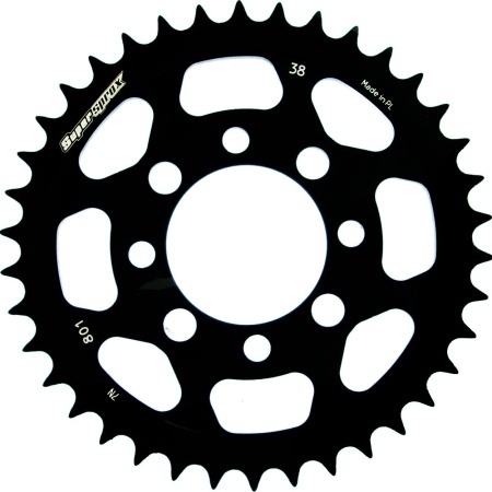 Kit de lant EK - Argintiu lant 420 SH, Non-sealed, pinion fata SUPERSPROX, foaie spate SUPERSPROX pentru KAWASAKI KLX 110 (R) 2010-2025 - Img 3