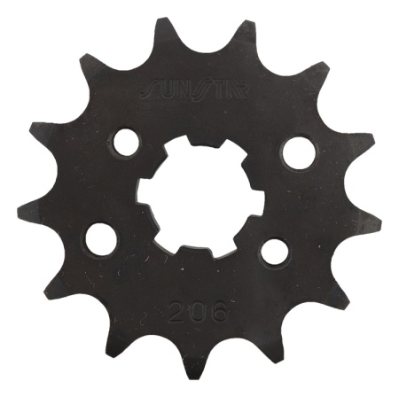 Kit de lant EK - Argintiu lant 428 DEH, Non-sealed, pinion fata SUPERSPROX, foaie spate SUPERSPROX pentru YAMAHA TT-R 125 2002-2010 - Img 2
