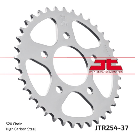 Kit de lant EK - Argintiu lant 520 DEX, X-Ring, pinion fata JT, foaie spate JT pentru HONDA CBF 250 2004-2006 - Img 6