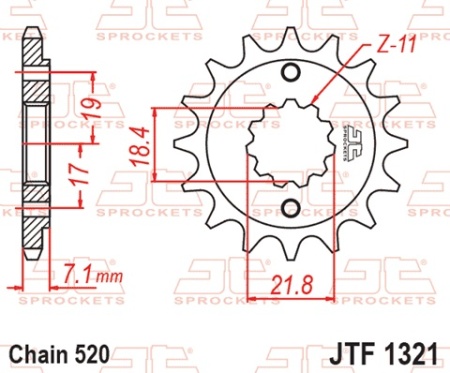 Kit de lant EK - Argintiu lant 520 H, Non-sealed, pinion fata JT, foaie spate JT pentru HONDA CRF 300 L 2021-2022 - Img 3