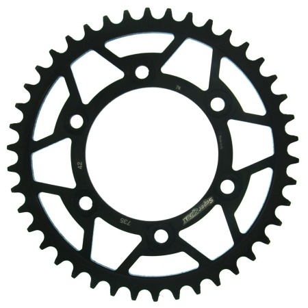 Kit de lant EK - Argintiu lant 520 SRX, X-Ring, pinion fata JT cauciucat, foaie spate SUPERSPROX pentru DUCATI Monster 695 2007-2008 - Img 5