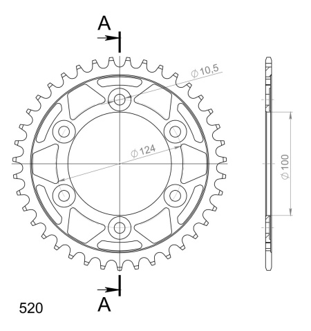 Kit de lant EK - Argintiu lant 530 DEX, X-Ring, pinion fata JT cauciucat, foaie spate SUPERSPROX pentru DUCATI Supersport 900 1989-1992 - Img 6