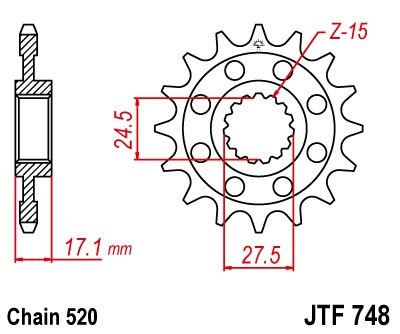Kit de lant EK - Auriu lant 520 ZVX, X-Ring, pinion fata JT, foaie spate JT pentru DUCATI 959 Panigale 2016-2019 - Img 3