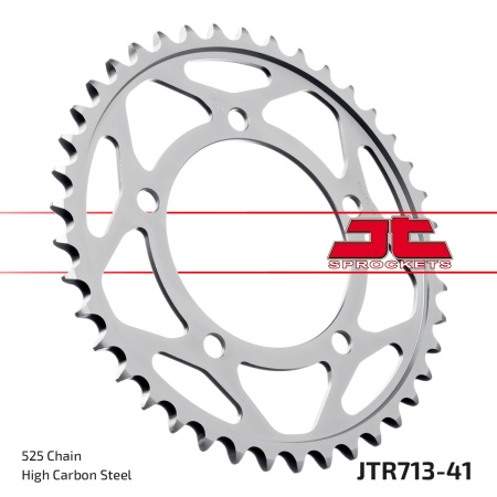 Kit de lant EK - Auriu lant 525 ZVX, X-Ring, pinion fata JT cauciucat, foaie spate JT pentru APRILIA RSV4 1000 RR 2016-2021 - Img 6