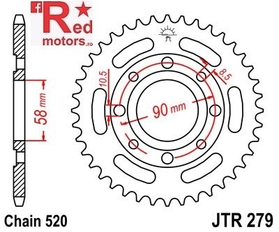 Kit lant DID GOLD PRO-STREET X-Ring 520 VX pentru Honda VT125 C,C2 Shadow 1999-2007 - Img 3