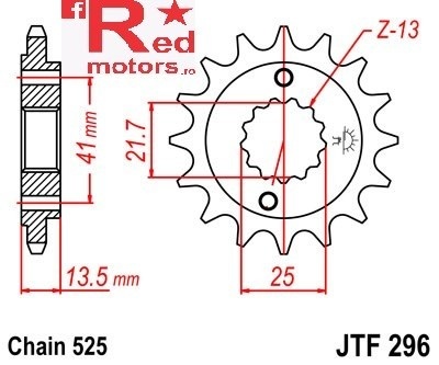 Kit lant DID GOLD PRO-STREET X-Ring 525 VX pentru Honda XL700 V/VA-8,9,A,B,C,D Transalp (RD13) 2008-2013 - Img 2