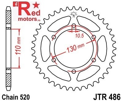 Kit lant DID X-Ring PRO-STREET 520 VX pentru Kawasaki EX250R K8F,K9F,KAF,KBF,KCF Ninja 250 R 2008-2012 - Img 3