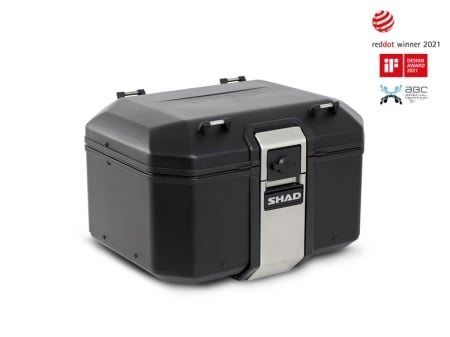Set complet de cutii de aluminiu SHAD TERRA NEGRU, 48L cutie centrala si 36L / 36L cutii laterale, incluzand kit de montaj si placa SHAD SUZUKI DL 650 V-Strom - Img 6