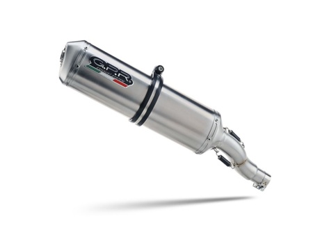 Slip-on exhaust GPR SATINOX H.26.SAT Brushed Stainless steel including removable db killer and link pipe - Img 3