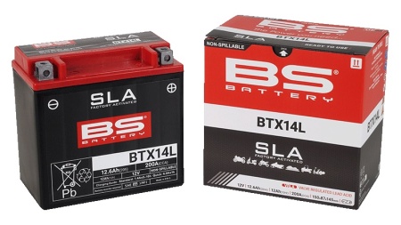 Baterie activata din fabrica BS-BATTERY BTX14L (FA) (YTX14L (FA)) SLA - Img 3