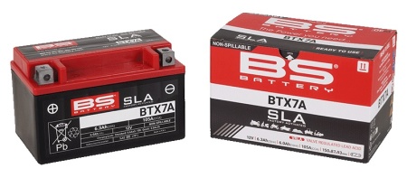 Baterie activata din fabrica BS-BATTERY BTX7A (FA) (YTX7A (FA)) SLA - Img 3