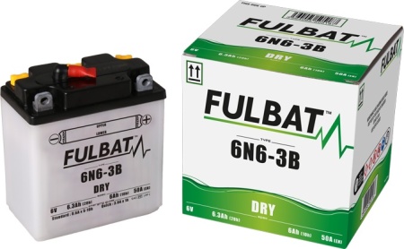 Baterie conventionala FULBAT 6N6-3B include electrolit - Img 2