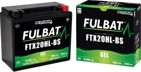 Baterie cu gel FULBAT FTX20HL-BS GEL (YTX20HL-BS GEL) - Img 2