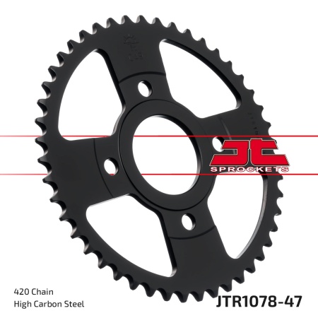 Kit de lant D.I.D Chain - Argintiu lant 420 D, Non-sealed, pinion fata JT, foaie spate JT pentru YAMAHA TZR 50 2004-2006 - Img 6