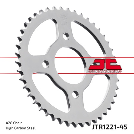 Kit de lant D.I.D Chain - Argintiu lant 428 VX, X-Ring, pinion fata JT, foaie spate JT pentru HONDA CB 125 F / GLR 125 2015-2020 - Img 6