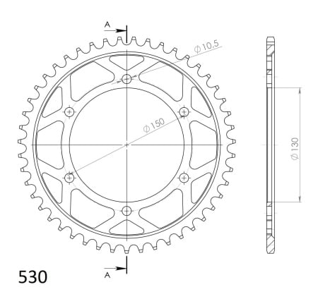 Kit de lant D.I.D Chain - Argintiu lant 530 ZVM-X, X-Ring, pinion fata JT cauciucat, foaie spate SUPERSPROX pentru YAMAHA FZR 600 1994-1995 - Img 5