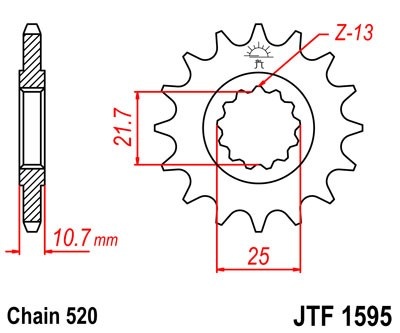 Kit de lant D.I.D Chain - Auriu lant 520 VX, X-Ring, pinion fata JT, foaie spate JT pentru YAMAHA XJ6 / Diversion / Diversion F 2009-2015 - Img 3