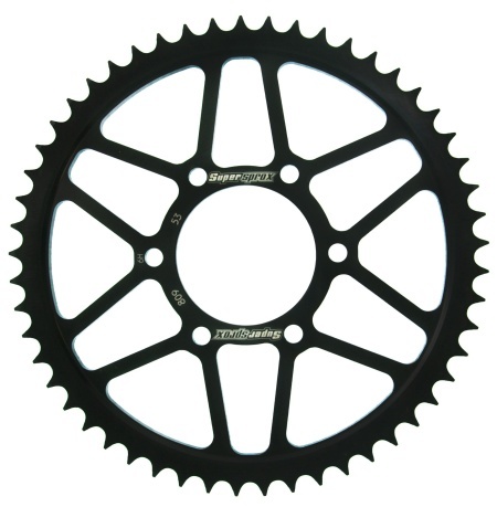 Kit de lant EK - Argintiu lant 428 SRO, O-ring, pinion fata SUPERSPROX, foaie spate SUPERSPROX pentru SUZUKI DR 125 S / SE 1985 - Img 4