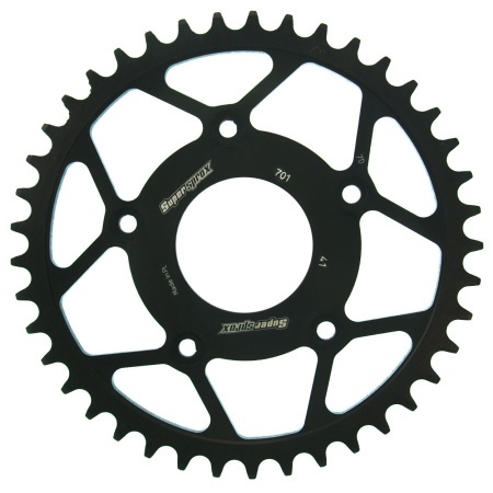 Kit de lant EK - Argintiu lant 520 H, Non-sealed, pinion fata SUPERSPROX, foaie spate SUPERSPROX pentru APRILIA RS 125 2T 1993-2003 - Img 4