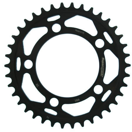Kit de lant EK - Auriu lant 525 ZVX, X-Ring, pinion fata JT cauciucat, foaie spate SUPERSPROX pentru KTM Superduke 990 / R 2005-2012 - Img 5