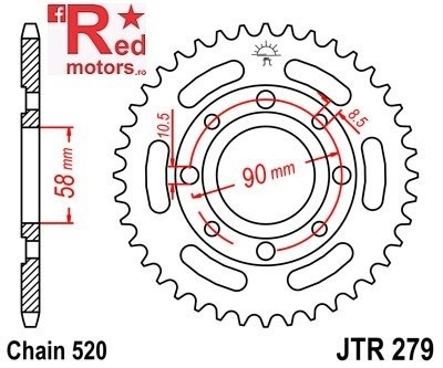 Kit lant DID GOLD X-Ring PRO-STREET 520 VX pentru Honda CMX250 C-V,W,X Rebel 1997-1999 - Img 3
