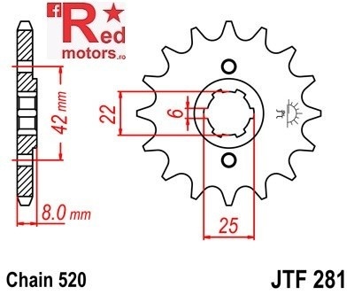 Kit lant DID GOLD X-Ring PRO-STREET 520 VX pentru Honda XR250 RC,RD 1982-1983 - Img 2