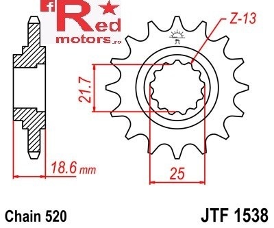 Kit lant DID X-Ring PRO-STREET 520 VX pentru Kawasaki Z750 S (ZR750 S K1,K6F) 2005-2006 - Img 2