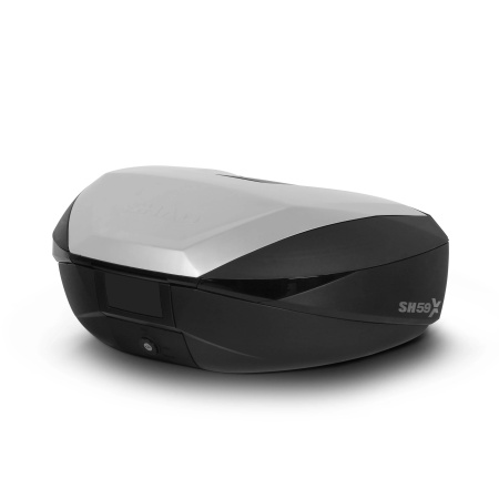 Top case SHAD SH59X D0B59200 negru cu capac de aluminiu (expandable concept) with PREMIUM SMART lock - Img 2
