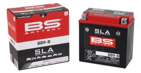 Baterie activata din fabrica BS-BATTERY BB9-B (FA) (YB9-B (FA)) SLA - Img 3