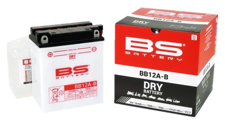 Baterie conventionala BS-BATTERY BB12A-B (YB12A-B) include electrolit - Img 3