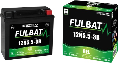 Baterie cu gel FULBAT 12N5.5-3B GEL - Img 2