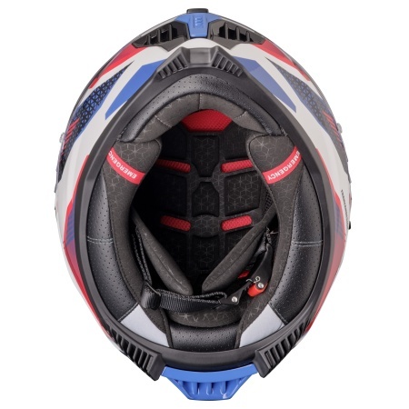 Casca integrala GMS GELERO ZG12701 white-red-blue L - Img 6
