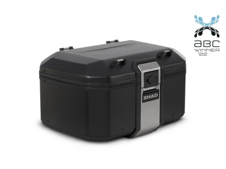 Complete set of aluminum cases SHAD TERRA BLACK, 55L topcase + 36L / 47L side cases, including mounting kit and plate SHAD CF Moto 800MT - Img 6