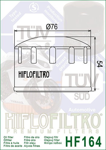 Filtru de ulei HIFLOFILTRO HF164 - Img 2