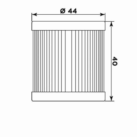Filtru de ulei MIW S3003 (alt. HF131) - Img 2
